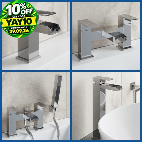 Waterfall bathroom taps - waterfall,