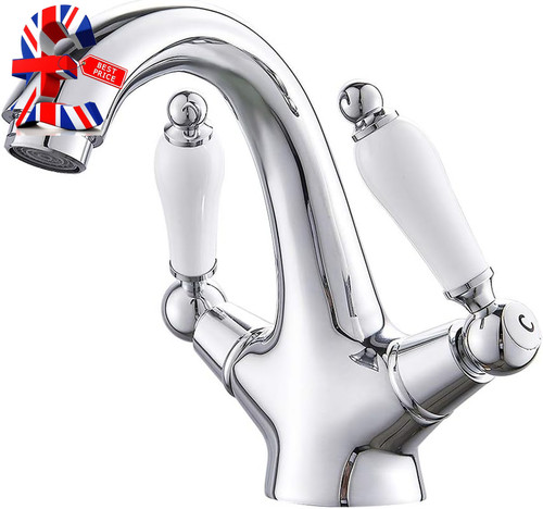 Dual lever basin mixer - mixer, taps