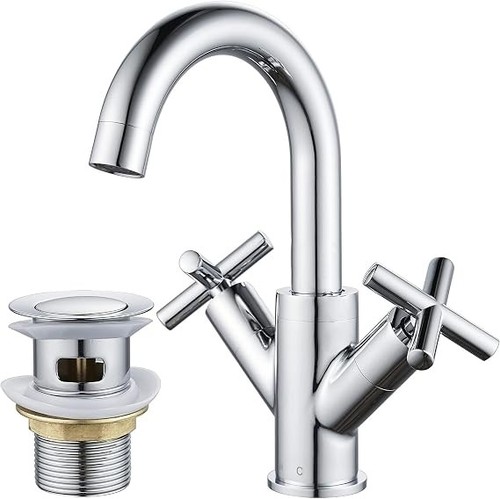 Basin mixer tap b043 - basin, dual