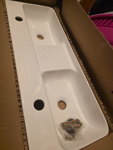 Arezzo bathroom double sink