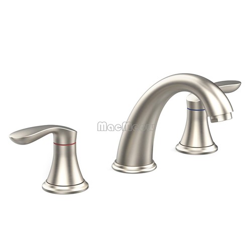 Modern brass double handles - brass,