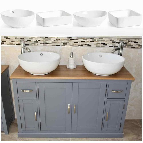 Bathroom vanity unit - bathroom, grey