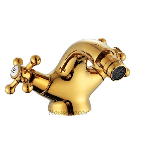Household gold double handles - household,