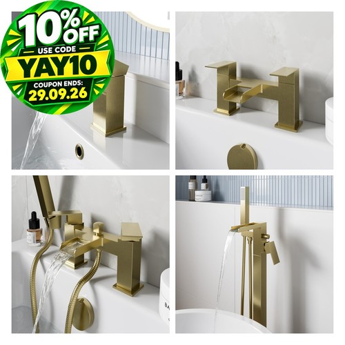 Waterfall bathroom taps - bathroom,