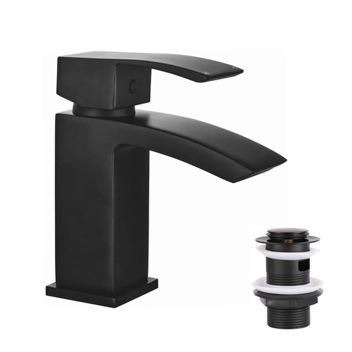 Basin mixer tap with - basin, waste