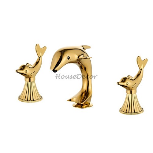 Modern dolphin double handles - modern,