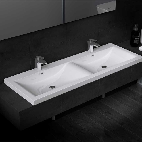 Bathroom wash basin cast stone - bathroom,
