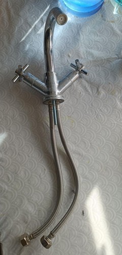 Used chrome dual lever basin - used,