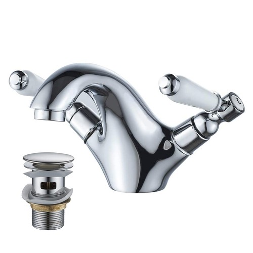 Dual lever basin mixer - dual,