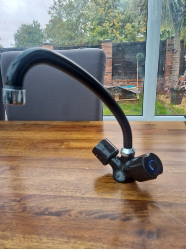 Black basin mixer - black,